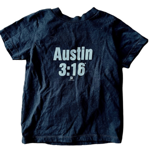 🍭6/$30 Stone Cold Steve Austin WWE Wrestling 3:16 boy’s short sleeve tee - 2T